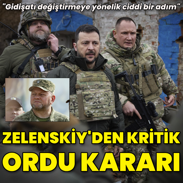 Zelenskiy, Genelkurmay Başkanı'nı görevden alacak