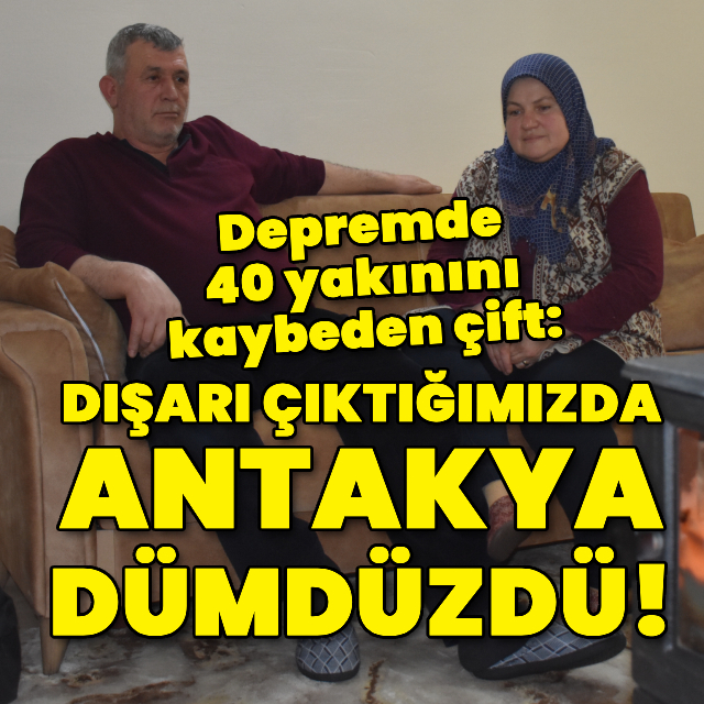 40 yakınını kaybeden çift Gümüşhane'de hayata tutundu