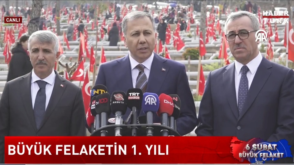 Bakan Yerlikaya'dan Kahramanmaraş'ta açıklamalar