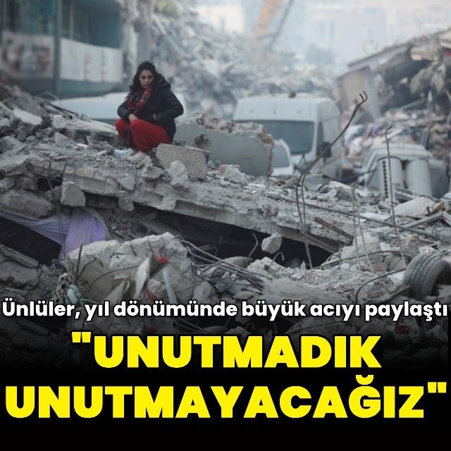 "Unutmadık, unutmayacağız"