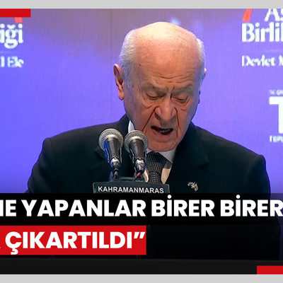 MHP Genel Başkanı Bahçeli: “Deprem üzerinden fitne yapanlar birer birer boşa çıkartıldı”