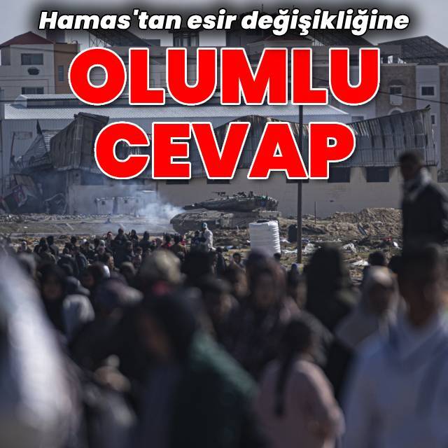 Hamas'tan esir değişikliğine yanıt