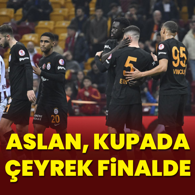 Aslan, kupada çeyrek finalde!