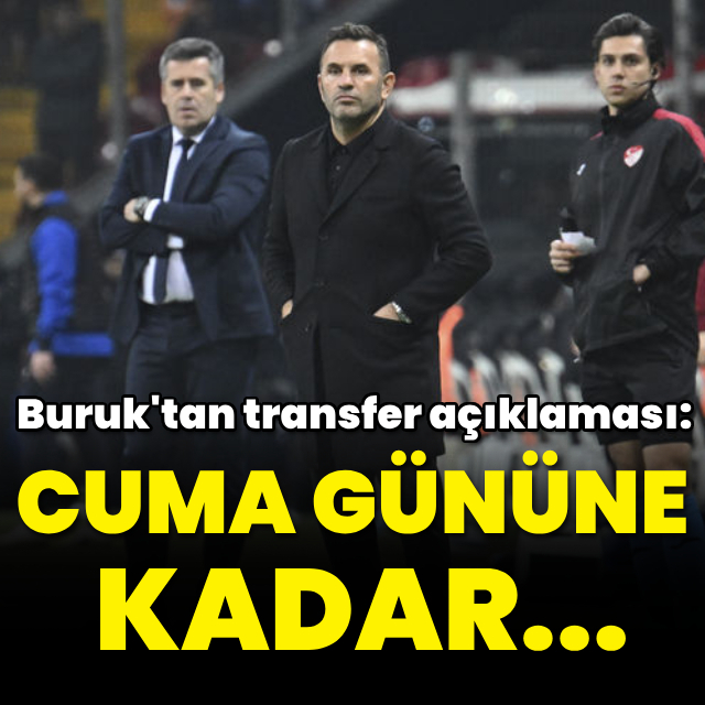 Okan Buruk'tan sol bek açıklaması!
