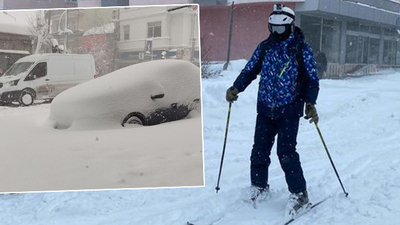 55 yıllık kar rekorunu kıran şehir!