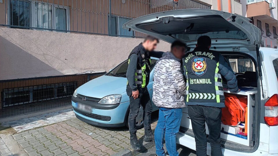 Trafikte makas attı, gözaltına alındı