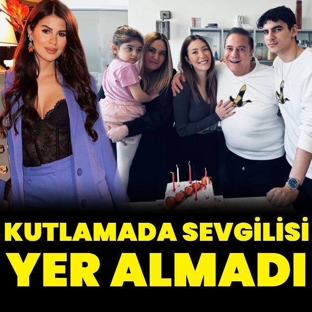 Kutlamada sevgilisi yer almadı