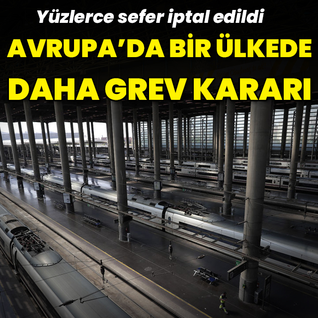 Bir Avrupa ülkesinde daha grev