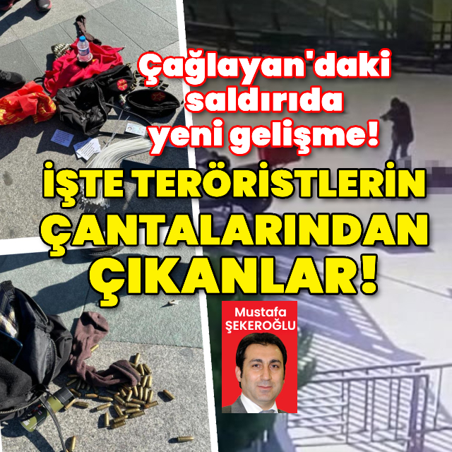 Teröristlerin çantalarından çıkanlar belli oldu!
