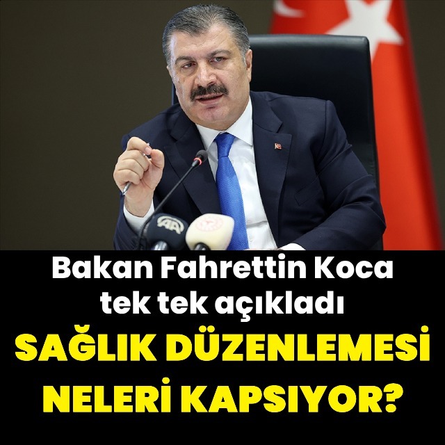 Sağlık düzenlemesi neleri kapsıyor?