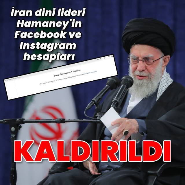 Hamaney'in Facebook ve Instagram hesapları kaldırıldı