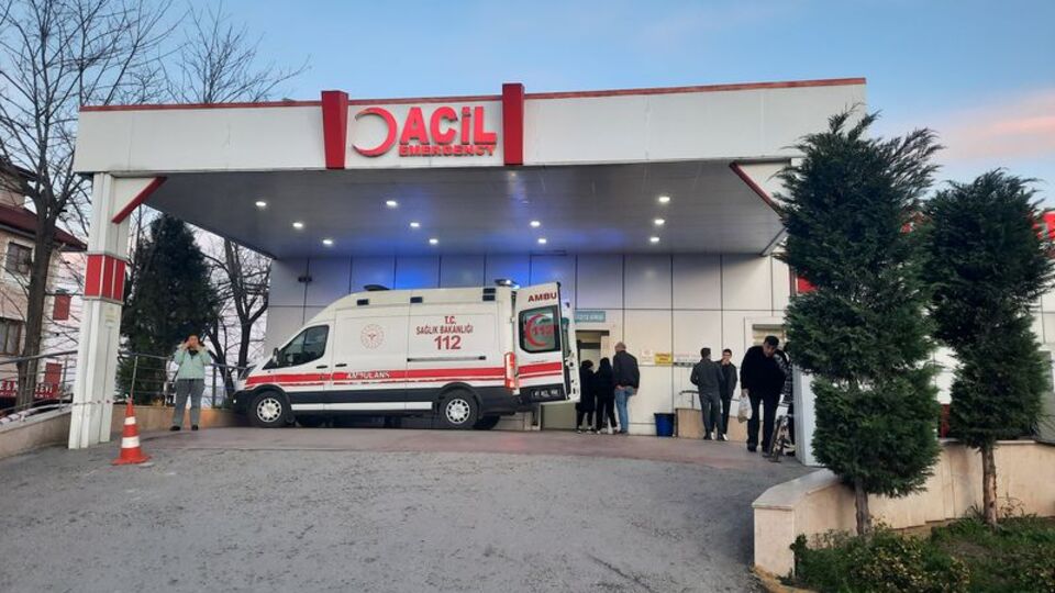 Yüksekten düşen inşaat işçisi yaralandı