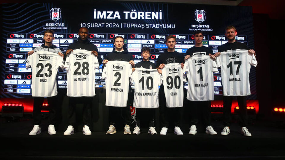 Beşiktaş'tan imza şov!