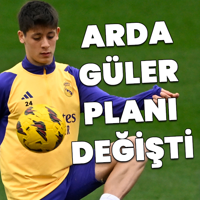 Real Madrid'de Arda Güler planı değişti