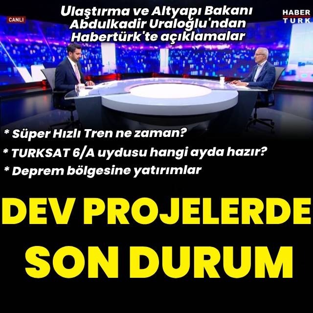 Bakan Uraloğlu'ndan Habertürk'e açıklamalar