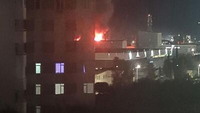 Antalya'da korkutan yangın söndürüldü