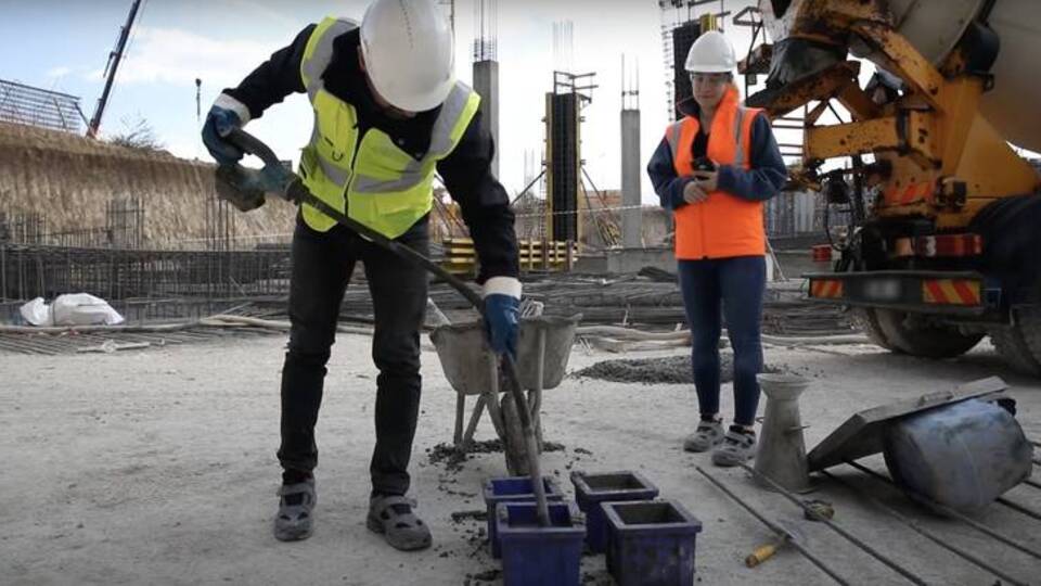 İnşaat betonunda çipli takip