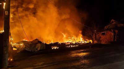 Uyurken yangın çıktı, kurtarılamadı