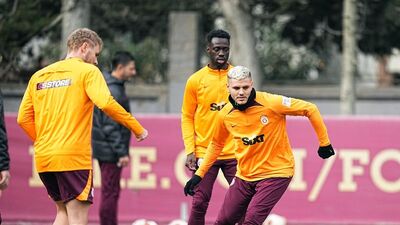 Aslan'da Sparta Prag maçı mesaisi