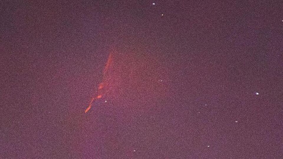 'Kızıl cin' Türkiye'de fotoğraflandı