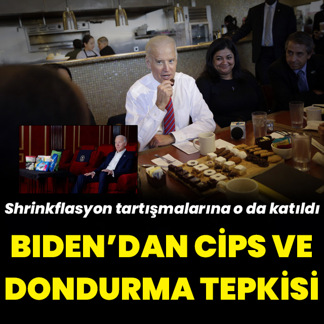 Biden'dan 'cips ve dondurma' tepkisi