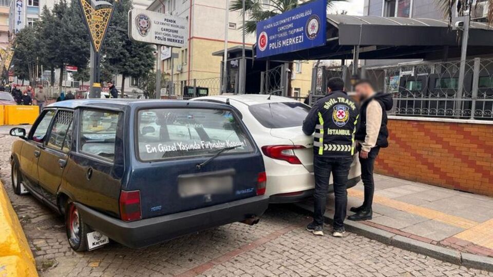 Trafiği tehlikeye düşüren sürücüye ceza