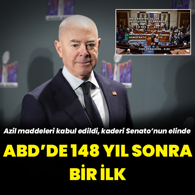 ABD'de 148 yıl sonra bir ilk