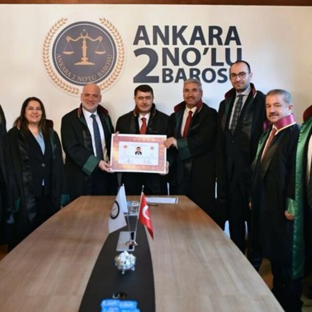 Ankara Valisi Şahin, avukatlık ruhsatını aldı