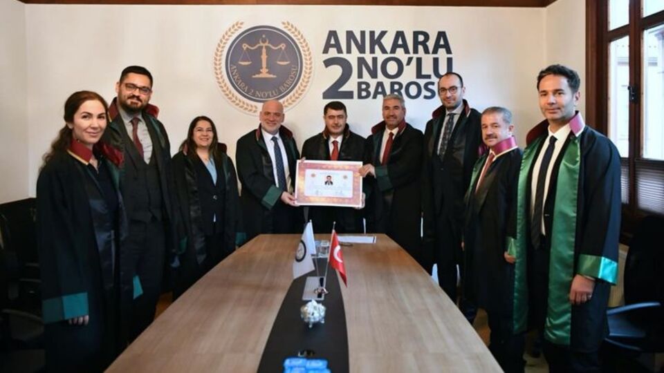 Ankara Valisi Şahin, avukatlık ruhsatını aldı