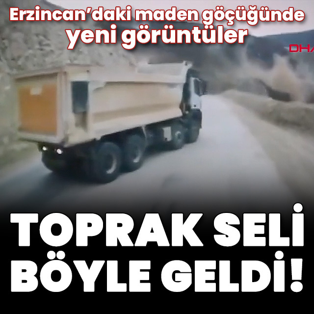 Erzincan İliç'te maden göçüğünde yeni görüntü