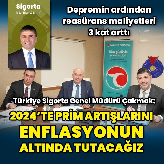 Reasürans maliyetleri 3 misli arttı