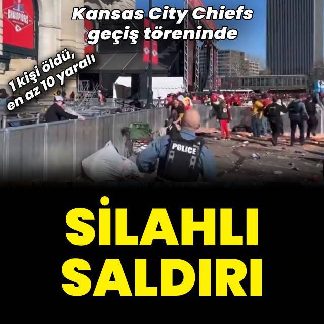 Kansas City Chiefs geçit töreninde silahlı saldırı