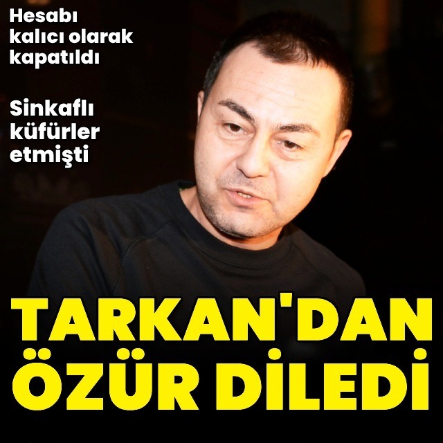 Serdar Ortaç özür diledi