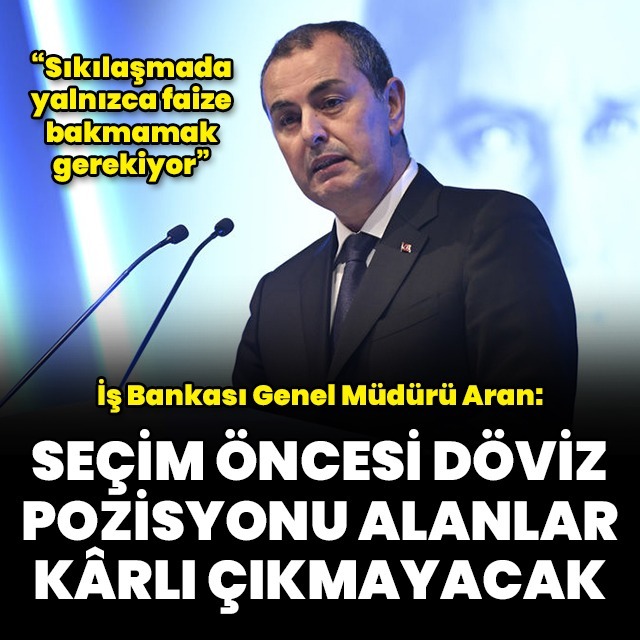 "Dövize dönenler kârlı çıkmayacak"