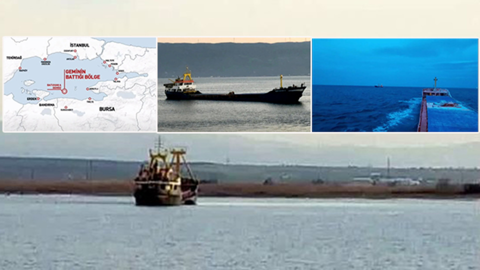 6 mürettebatıyla batan geminin yeri tespit edildi!