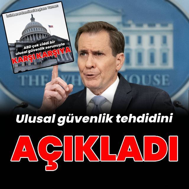 Beyaz Saray, ulusal güvenlik tehdidini açıkladı