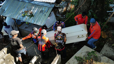 Filipinler'deki heyelanda can kaybı 92'ye çıktı