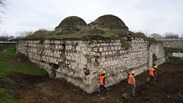Gazi Mihal Hamamı'nın restorasyonuna başlandı