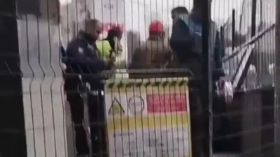 Metro merdivenlerinde acı ölüm!