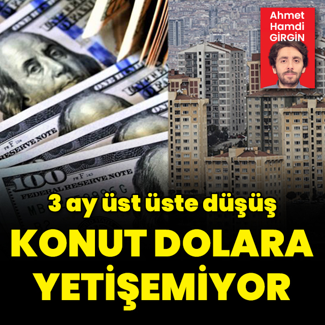 Konut dolara yetişemiyor!