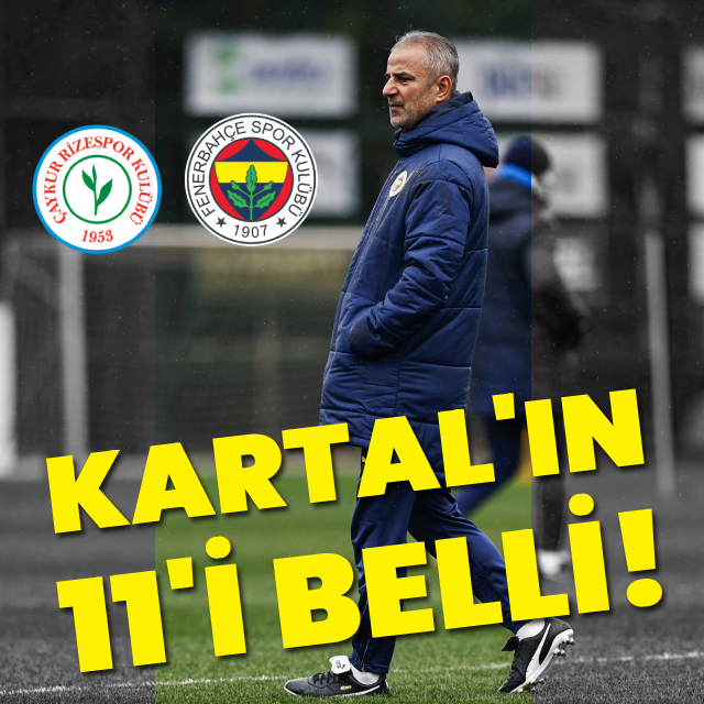 Kartal'ın 11'i!
