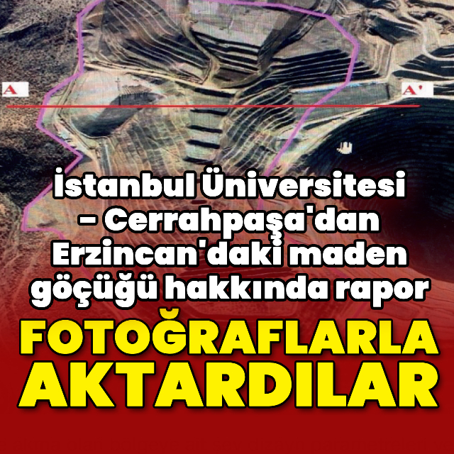 Akademisyenlerden Erzincan'daki maden göçüğü hakkında rapor