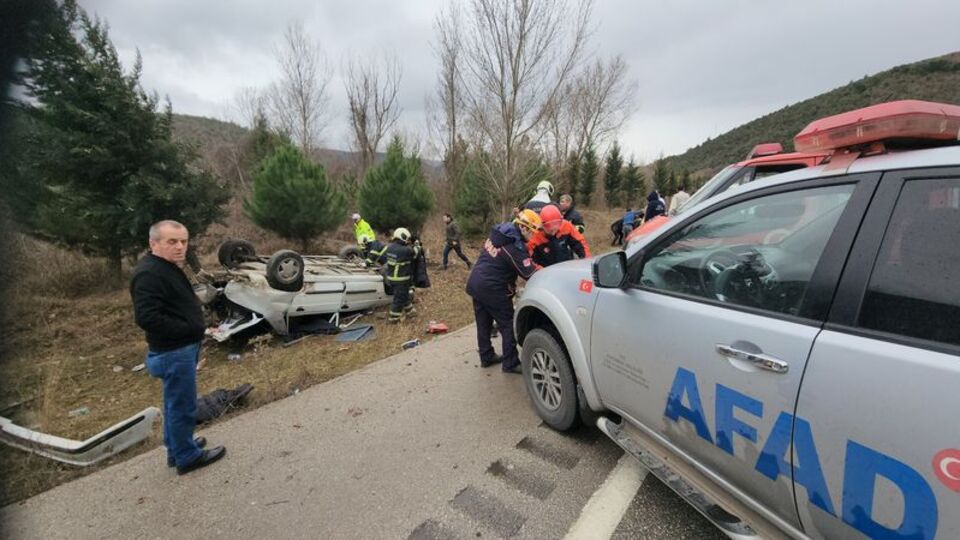 Karabük'teki kazalarda 1 ölü 4 yaralı