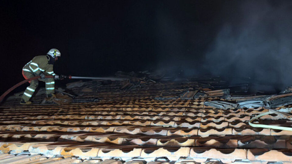 Kırıkkale'de müstakil evde yangın çıktı