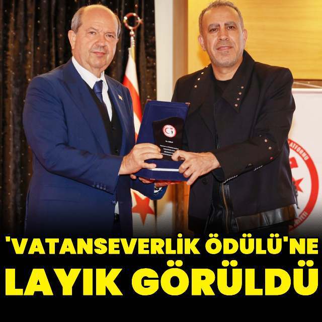 Haluk Levent'e 'Vatanseverlik Ödülü'