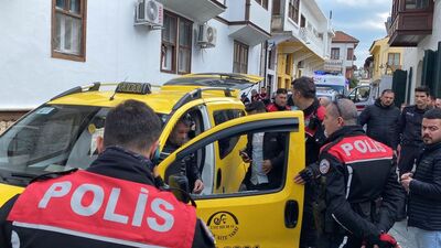 Yol verme tartışması! Taksiciden iki kurşun