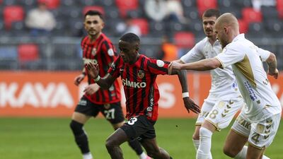 Gaziantep FK skoru koruyamadı!