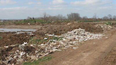 İple boğup hafriyat alanına gömdü