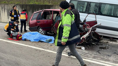 Ordu'da ölümlü kaza!