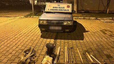 Bursa'daki kaçak kazı operasyonunda 3 tutuklama